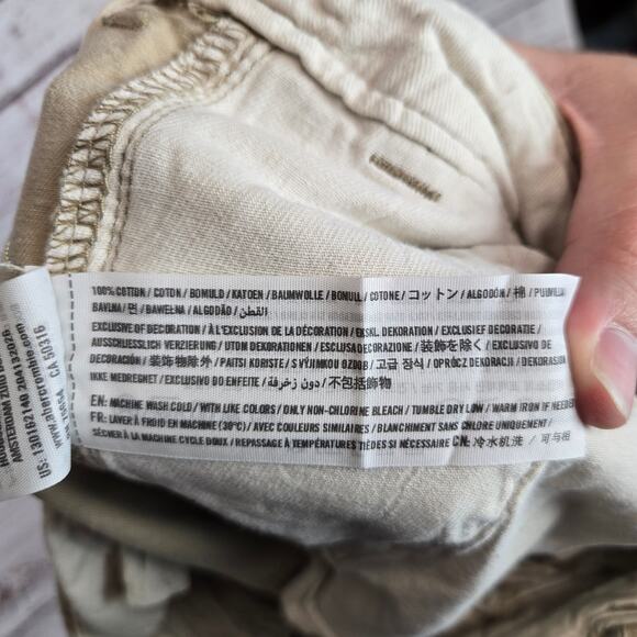 Abercrombie & Fitch Men's Chino Tan Khaki Pants 28 Cotton Neutral Earthy Casual - Picture 8 of 12